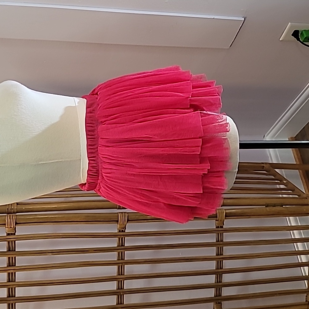 Burleska brand pink tulle skirt tiered size one? - Picture 3 of 11
